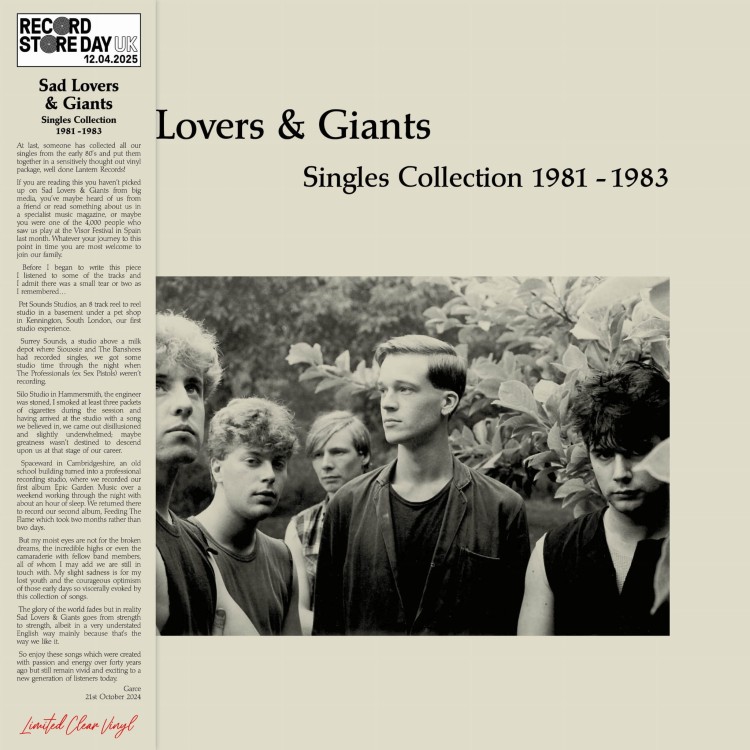 Sad Lovers And Giants - Singles Collection 81-83