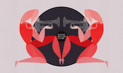 Plakat Sonar aut. Mary Zaleska