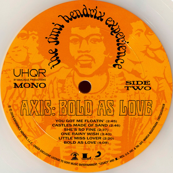 Jimi Hendrix Experience - Axis: Bold As Love UHQR