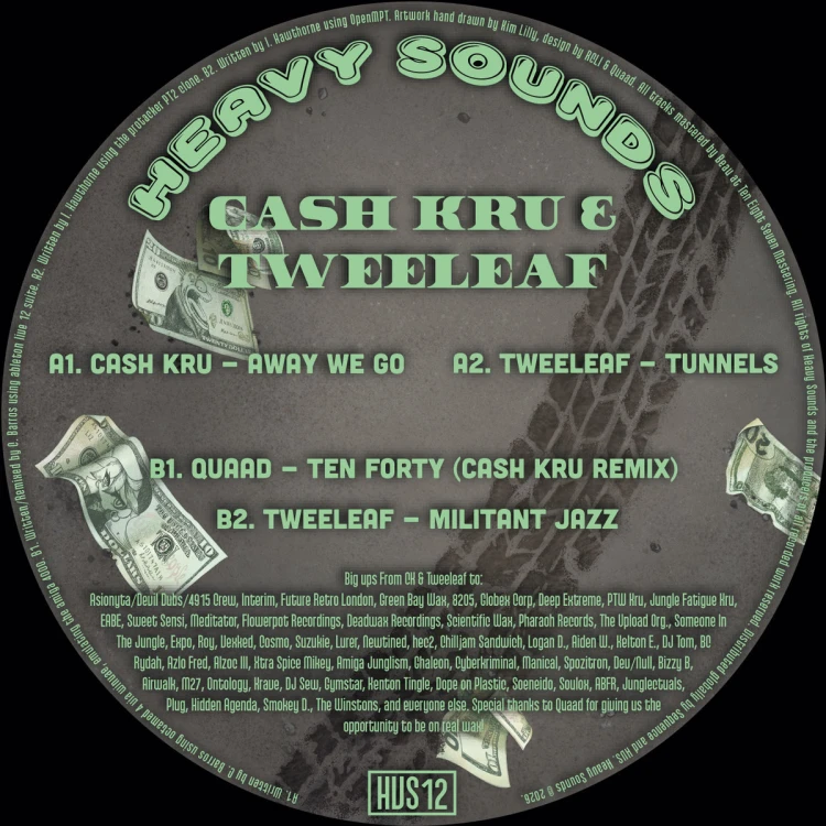 Cash Kru & Tweeleaf – HVS12 [EP]
